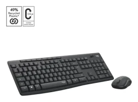 Logitech MK295 Silent Wireless grafitová / Sada klávesnice a myši / bezdrôtová / tichá / CH Central (920-009796)