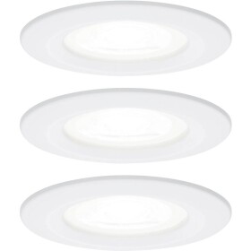Paulmann 92980 LED vstavané svetlo sada 3 ks LED GU10 19.5 W biela (matná); 92980