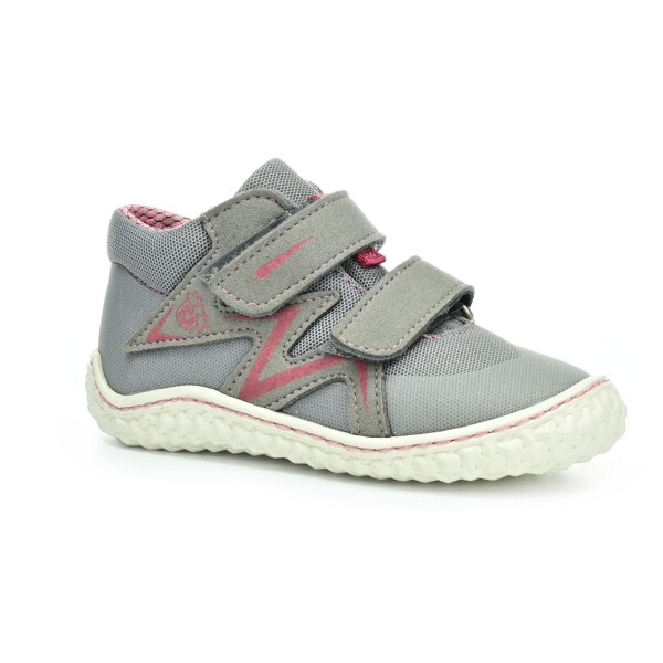 Ricosta Patti Hellgrau/Rose detské členkové barefoot tenisky 26 EUR