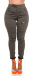 Curvy Girls! Sexy Slim Fit Fashion Jeans KHAKI