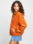 RVCA VIBER CORDUROY DARK ORANGE jarná bunda dámska - S