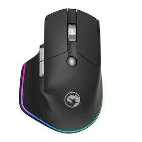 Marvo G803 čierna / Ergonomická bezdrôtová myš / optická / 4000 DPI / 6 tlačidiel / USB 2.4GHz / Bluetooth (G803 BK)