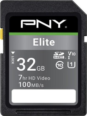 PNY Elite SDHC 32 GB Class 10 UHS-I/U1 (P-SD32GU1100EL-GE)