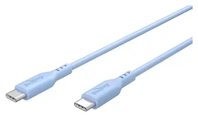 Goobay modrá / Kábel USB-C / silikónový / 1,5 m (77741)