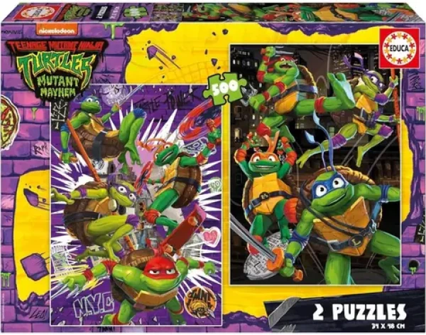 Educa Puzzle Korytnačky Ninja