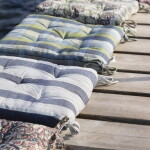 MADAM STOLTZ Prešívaný podsedák Stripes Pattern