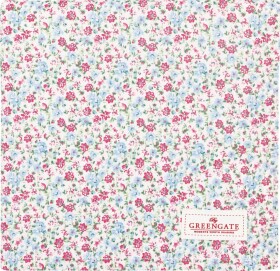 GREEN GATE Bavlnený obrus Louisa White 100 × 100 cm