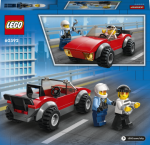 LEGO® City 60392 Naháňačka auta s policajnou motorkou