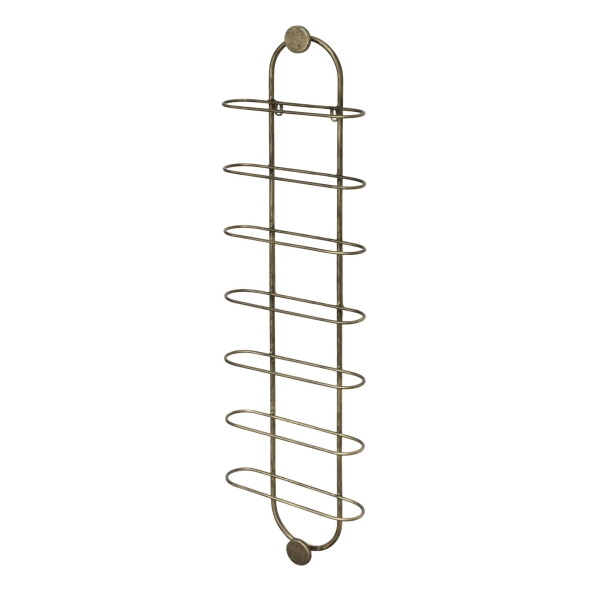Chic Antique Nástenný držiak na víno Brass