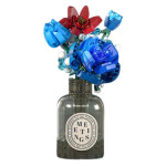 Mamido Stavebnica kytica farebných kvetov vo fľaši 358 dielikov