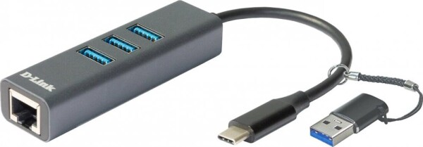 D-Link D-Link DUB-2332 huby i koncentratory USB Type-C 5000 Mbit/s Sivý
