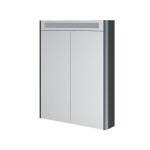 Mereo Siena, kúpeľňová galérka 64 cm, zrkadlová skrinka, antracit mat CN436GA