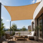 Malatec Tieniaca plachta štvorec 5x5m 10189 piesková 200g/m