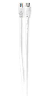 Nedis Kombinovaný kábel koax a CAT6 biela / Kombinovaný kábel / RG58 / 75 Ohm / 10 m / dvojité tienenie / role (CSGR4500WT100)