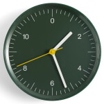 HAY Nástenné hodiny Green Ø 26,5 cm