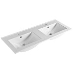 Mereo Opto, kúpeľňová skrinka s keramickým umývadlom 121 cm, dub Riviera CN923
