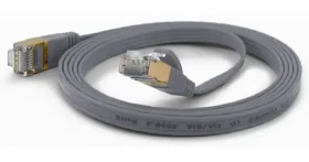 Wantec sivá / Patch kábel / Cat6a F/UTP / RJ45-RJ45 / 0,5 m (7074)