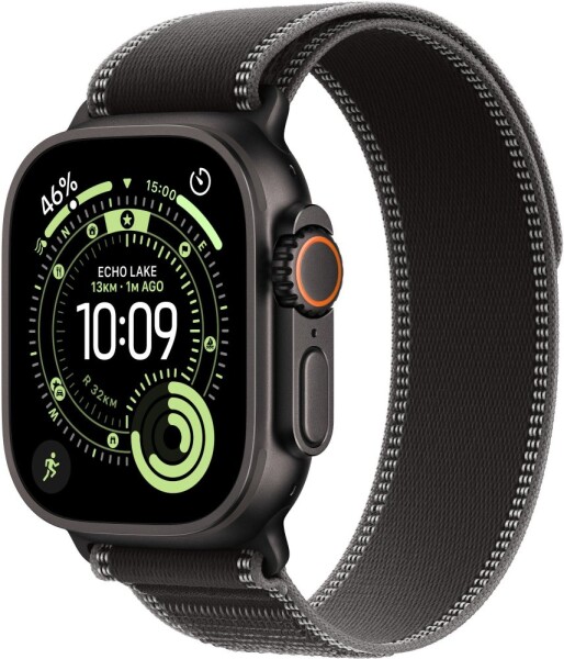 Apple Watch Ultra 3 GPS + Cellular 49mm Black Titanium / Trail Loop S/M Čierny (MF1D4ET/A)