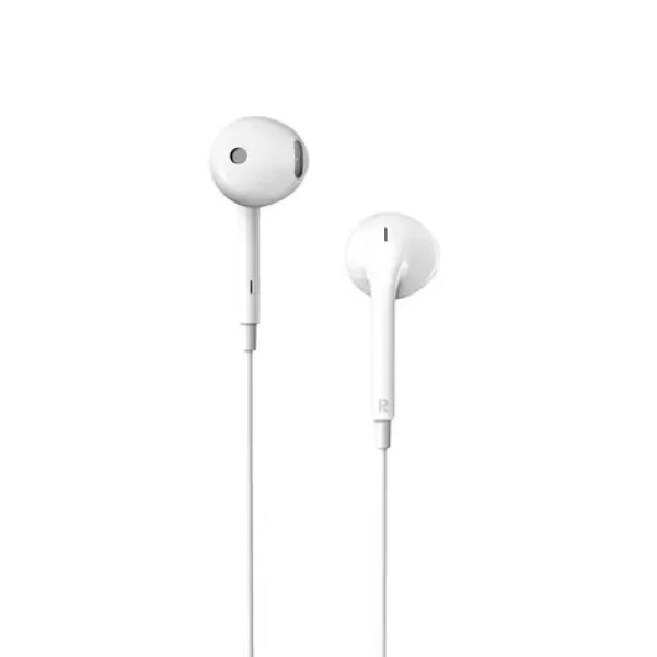 EDIFIER P180 Plus Wired Earphones biela / slúchadlá s mikrofónom / 3.5mm jack / 1.2m (6923520241798)