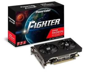 PowerColor Radeon RX 6500 XT Fighter 4GB / Grafická karta / 2815 MHz / 4GB GDDR6 / 64-bit / 1x HDMI + 1x DP / 400W (AXRX 6500XT 4GBD6-DHV3)