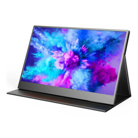 15.6" Uperfect USetup E7 sivá / IPS / 1920x1080 / 16:9 / 250cd-m2 / miniHDMI + 2xUSB-C + 3.5mm Jack / prenosný (M156E07)