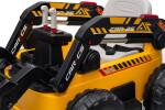 Mamido Mamido Detský elektrický nakladač CAR-26A žltý | 4x4 | RC 2.4Ghz | EKO koža | 12V10Ah