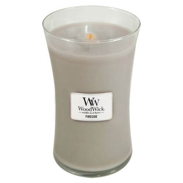 Woodwick Fireside 610g - váza veľká / doba horenia: až 120 h (5038581054650)