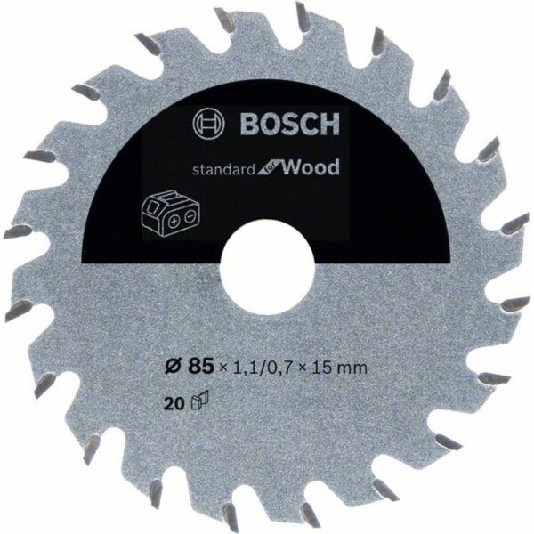 Bosch Accessories 2608837666 2608837666 pílový kotúč 85 x 15 mm Počet zubov (na palec): 20 1 ks