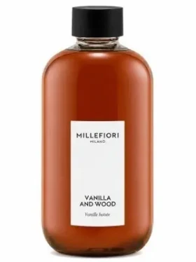 Millefiori Vanilla Wood 500 ml / Náhradná náplň do arómy difuzéra / Sladká vôňa (77REDV)
