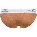 Dámske nohavičky F3787E 796 hnedá/vzor - Calvin Klein S hnědá/vzor