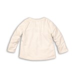 Tričko dievčenské s dlhým rukávom s aplikáciou, Minoti, TRAVELLER 10, bílá - 68/80 | 6-12m