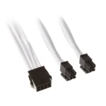 Silverstone kábel 8-Pin-EPS na 2x 4+4-Pin-ATX/EPS - 300mm biela (SST-PP07-EPS8W)