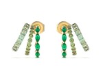 Guess Dámske pozlátené náušnice Crazy Earrings JUBE03307JWYGGNT/U