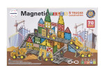 Mamido Mamido Magnetická stavebnica dopravné mesto 70 dielikov XL MT1439