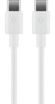Goobay 66315 biela / Nabíjací a synchronizačný kábel USB-C / 0,5 m (66315)