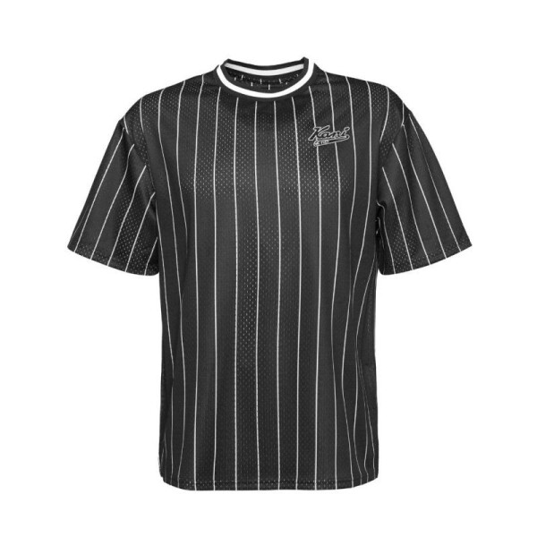 Karl Kani Chest Varsity Pinstripe Mesh T-Shirt Light 6038524