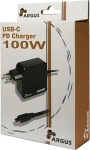 Inter-tech Argus PD-2100 čierna / Nabíjačka / USB-C / PD 3.0 / 100W / kábel 1,8 m (88882223)