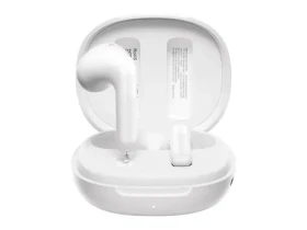 QCY Ailybuds E10 T35 biela / Bezdrôtové slúchadlá s mikrofónom / TWS / ENC / Bluetooth 5.4 / IPX4 / dobíjací box (T35 white)