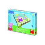 Dino Peppa Pig: Veselý deň 20 Drevené licenčné kocky