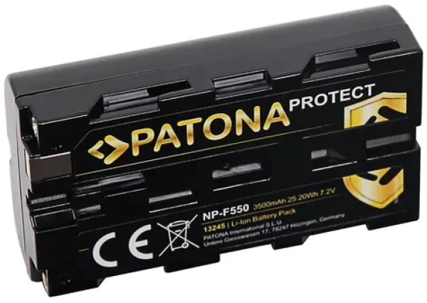 Patona batéria Sony NP-F550 3500mAh / Akumulátor / Li- ION / Protect (PT13245)