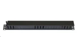 Eurocase GA-10 / Vyväzovací panel / 19" / 1U / plastový (RGA-10)