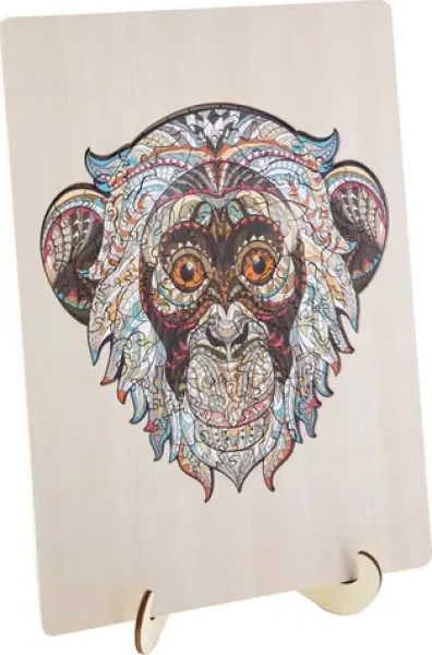 GRAFIX Obrysové puzzle Opice