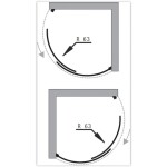 OLSEN SPA - Sprchovací kút Albatera - Farba rámu zásteny - Hliník leštený, Rozmer A - 90, Rozmer B - 90, Vanička HL - Vanička z liateho mramoru, Výplň - Číre bezpečnostné sklo - 4 mm BCALB90CC + VANKALB83N