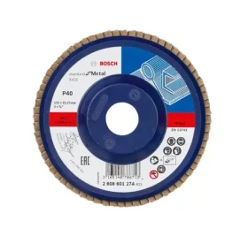 BOSCH 2608601274 / Lamelový brúsny kotúč P40 / 125x22.23 mm (2608601274)