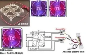 THERMALTAKE A1556 / FAN GRILL CoolMOD / svietiaca mriežka (A1556)