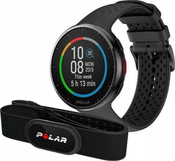 Polar Polar Pacer PRO H10 szaro-Čierny M-L