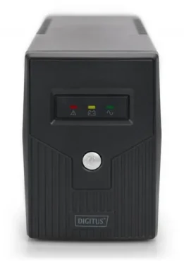 Digitus LED BASIC 600VA/360W čierna / UPS / Line-Interactive / 12V/7Ah / AVR / 2x Schuko (DN-170063-B)