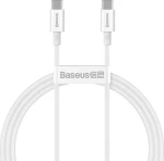 Baseus CATYS-B02 Kábel USB-C (M) - USB-C (M) 1 m biela / 100W (CATYS-B02)