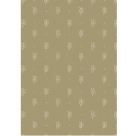 IB LAURSEN Baliaci papier Green Leaf Pattern – 5 m