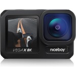 Niceboy VEGA X 8K / Outdoorová kamera / 1.3 displej / 4K @ 60FPS / USB-C amp; HDMI (8594182426588)